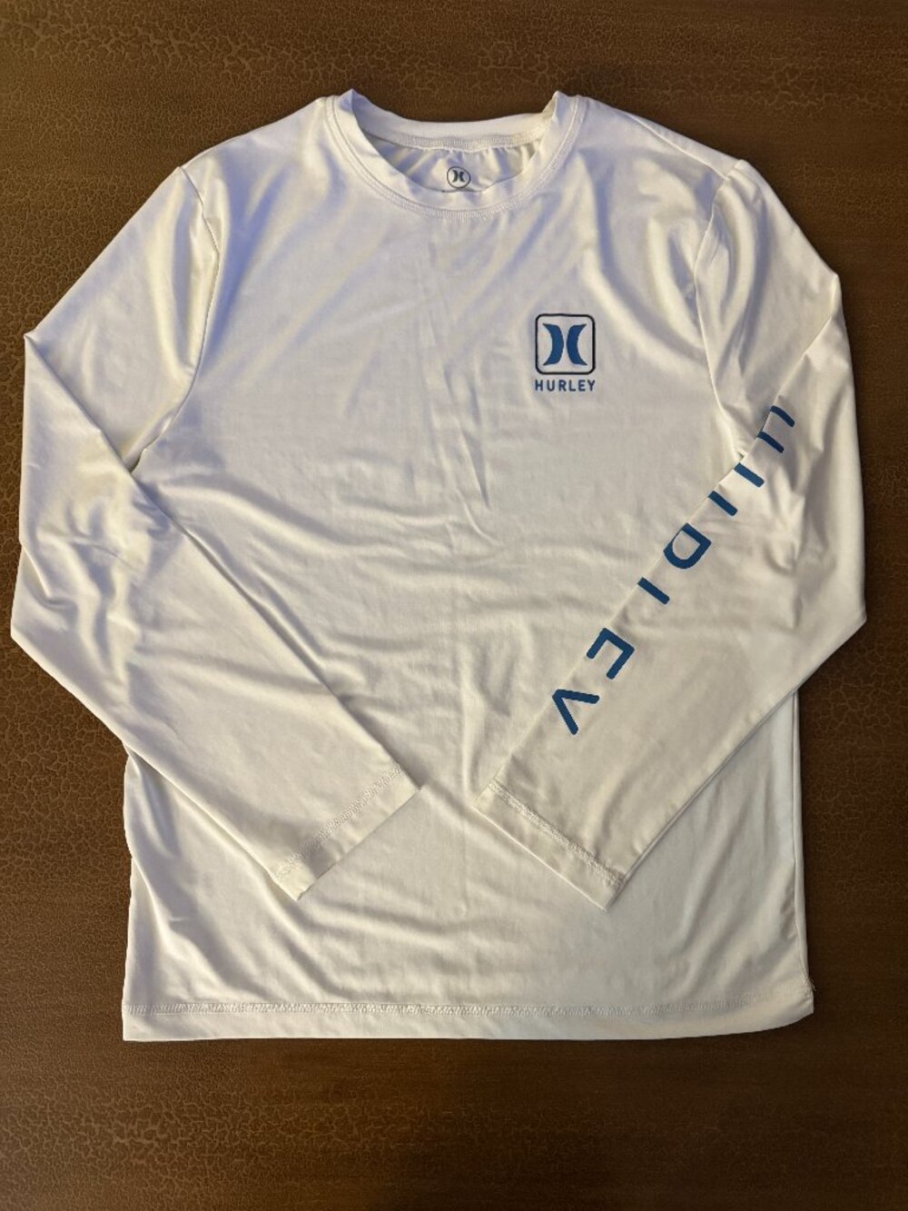 White Hurley Long Sleeve Sun Shirt - Size Small